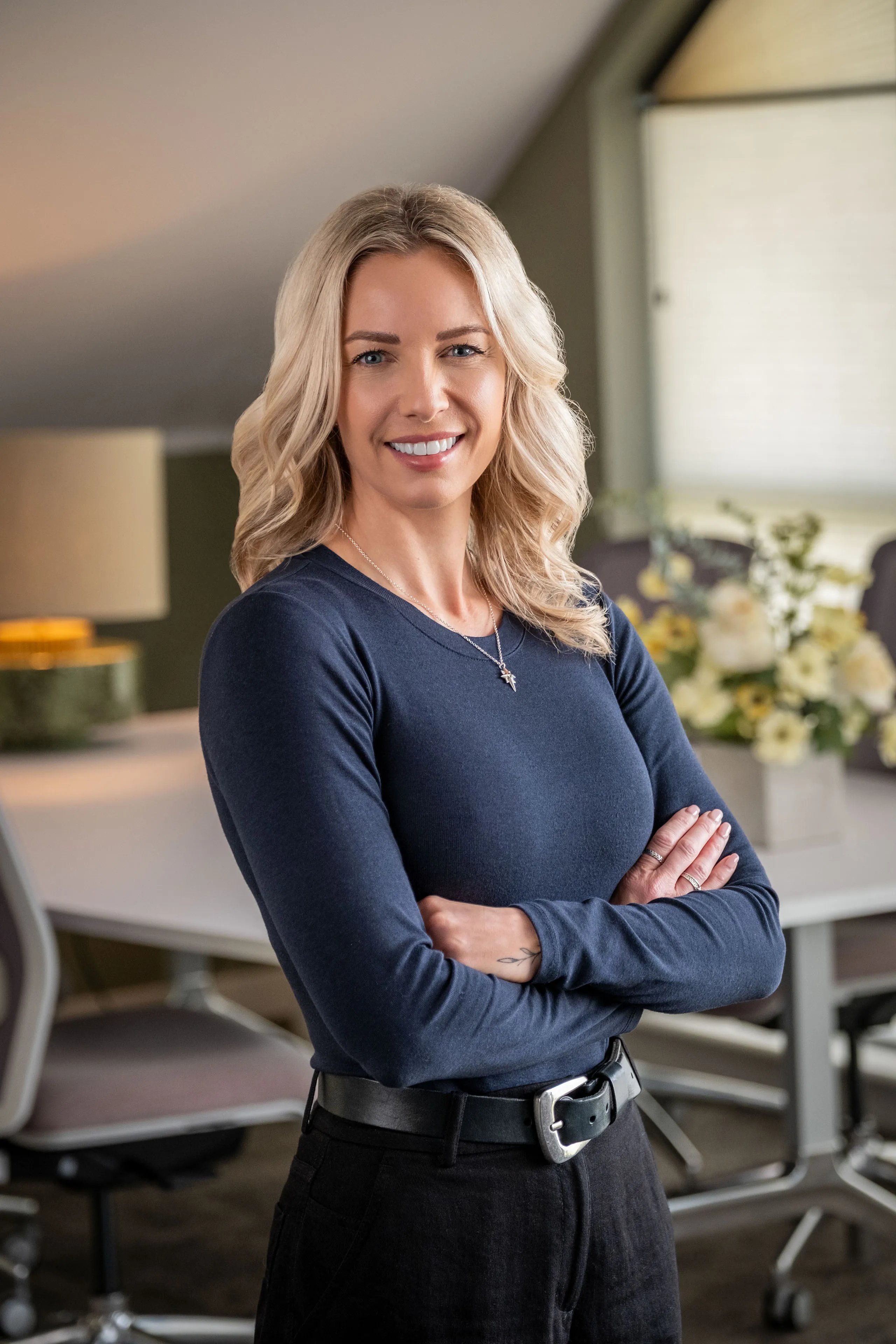 Professional headshot of Claire Howarth taken during the Boal & Co 2026 portrait session.
